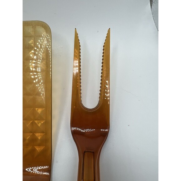 UltraTemp Vintage Amber Utensils Set Of 3 Robinson Knife Company - Picture 4 of 8